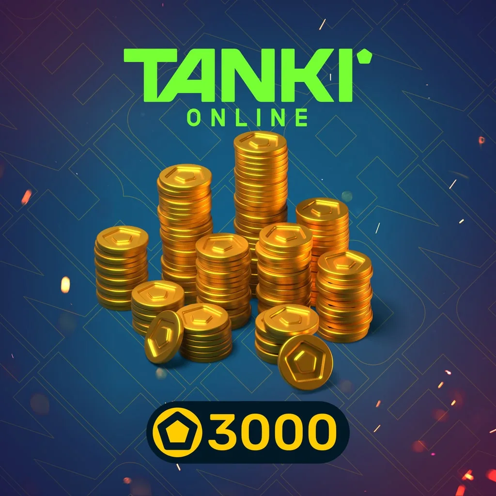 Tanki Online: 3000 Tankoins cover