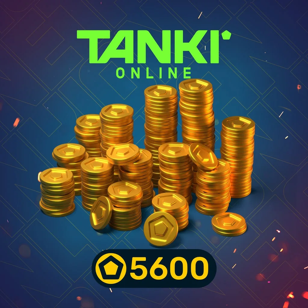 Tanki Online: 5600 Tankoins cover