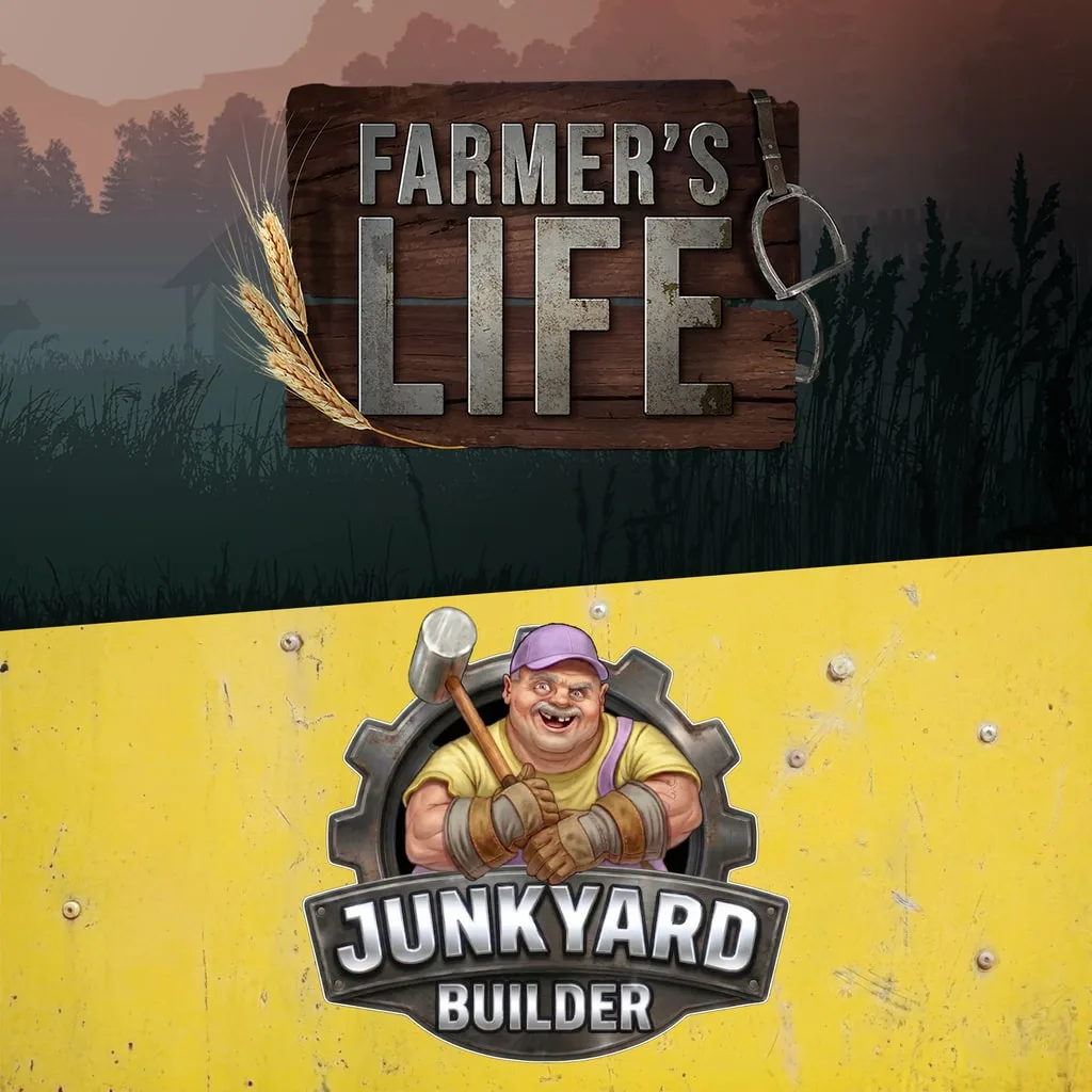 Junkyard Builder &amp; Farmer's Life Bundle [PS5] cover