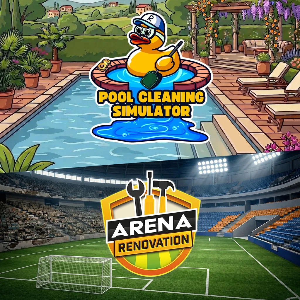 Pool Cleaning Simulator & Arena Renovation Bundle [PS5] - изображение 1