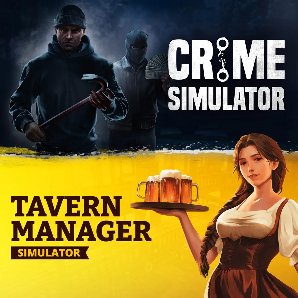 Crime Simulator x Tavern Manager Simulator [PS5] cover