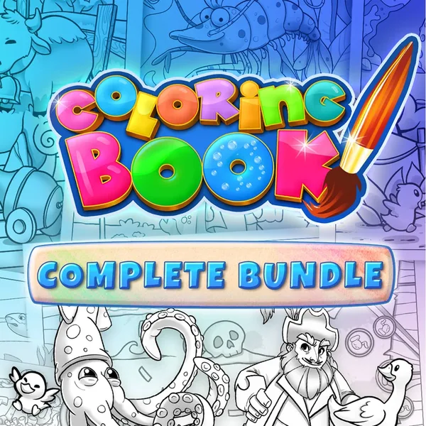 Coloring Book: Complete Bundle - 396 drawings [PS4]