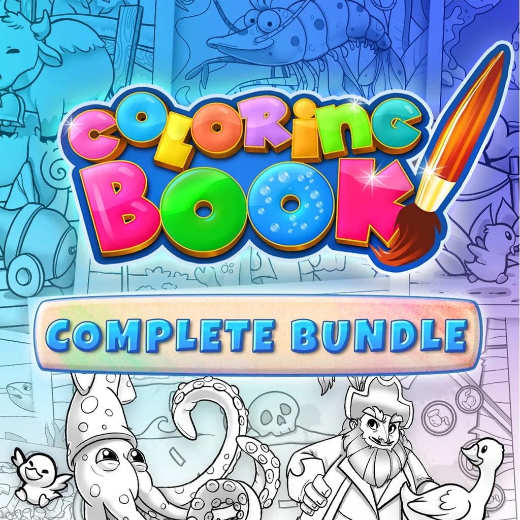 Coloring Book: Complete Bundle - 396 drawings [PS4] cover