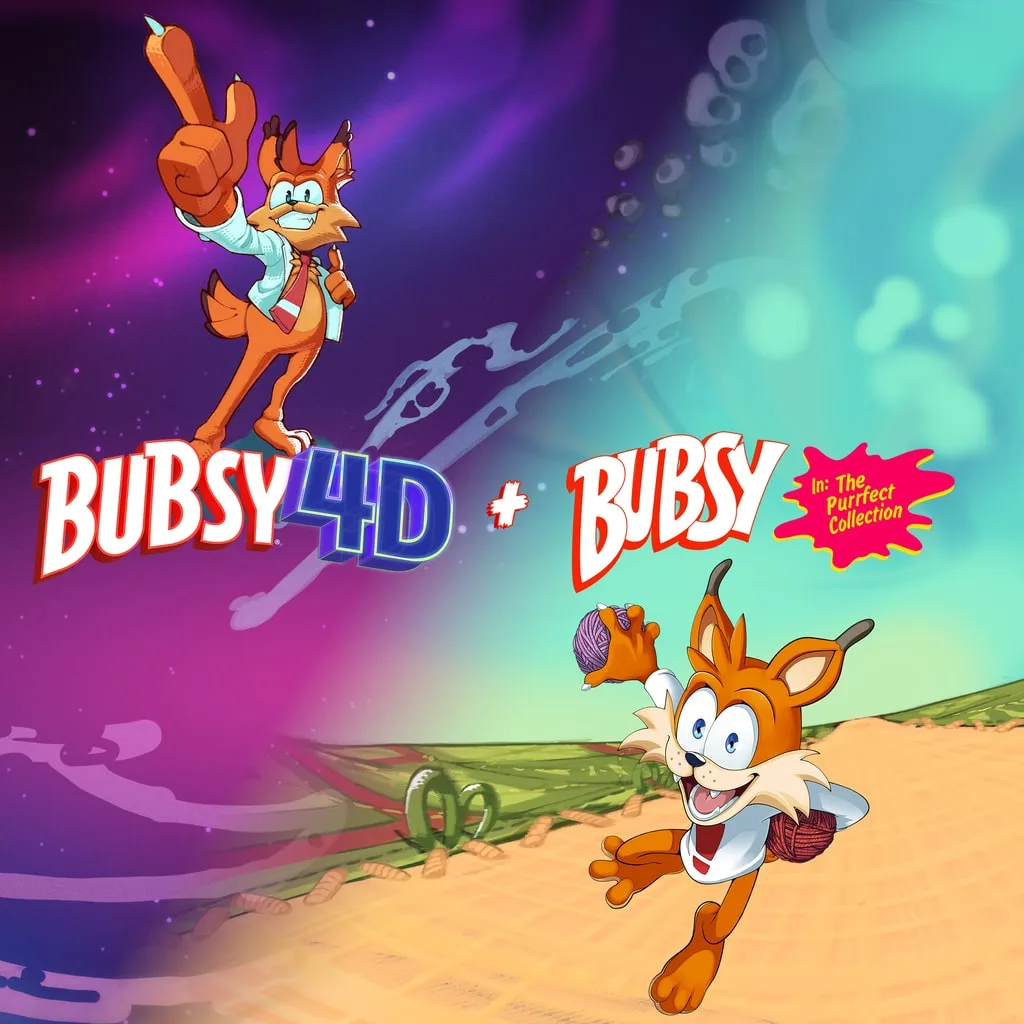 Bubsy 4D + Bubsy in: The Purrfect Collection [PS4, PS5] cover