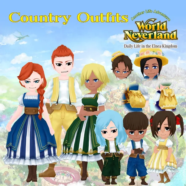 Country Outfits: WorldNeverland - Daily Life in the Elnea Kingdom - Another Life Adventure [PS4]