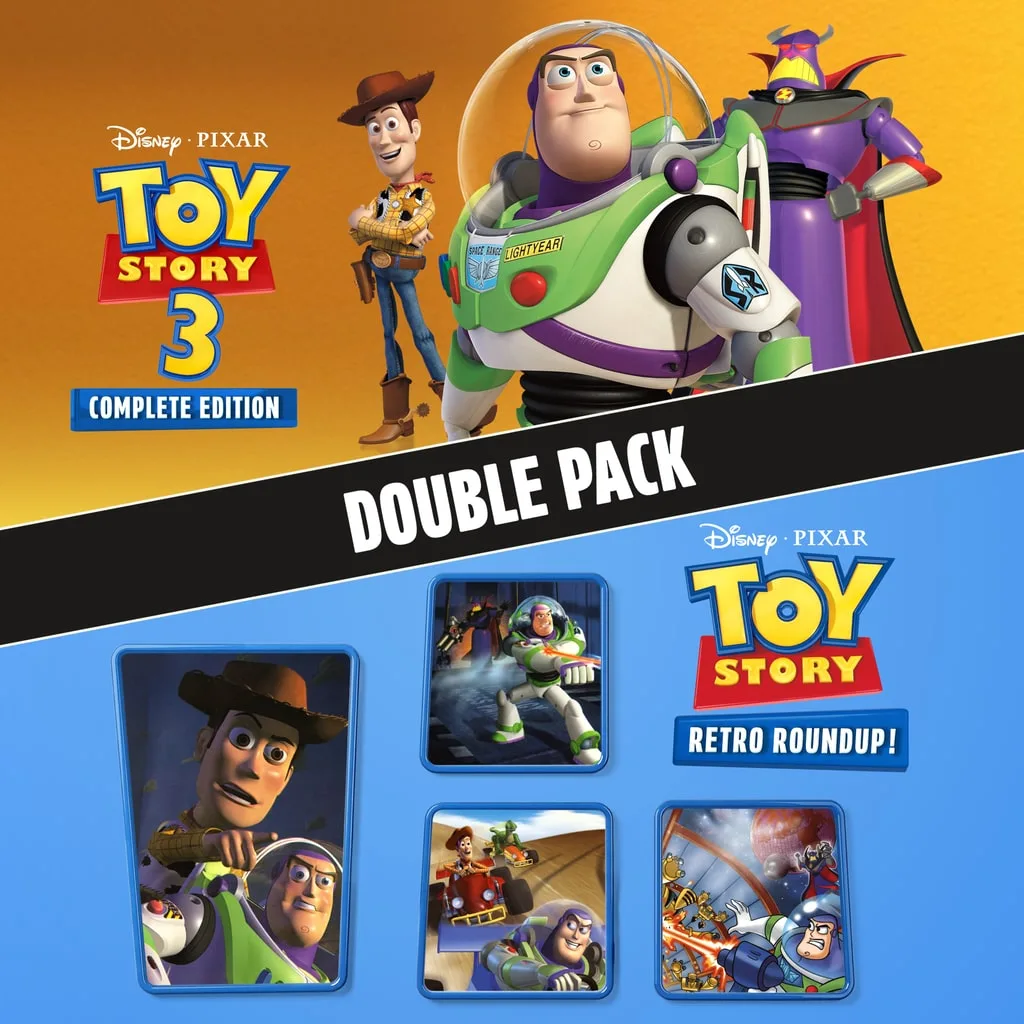 Disney/Pixar Toy Story: Retro Roundup! + Toy Story 3 Complete Edition Double Pack [PS4, PS5] cover