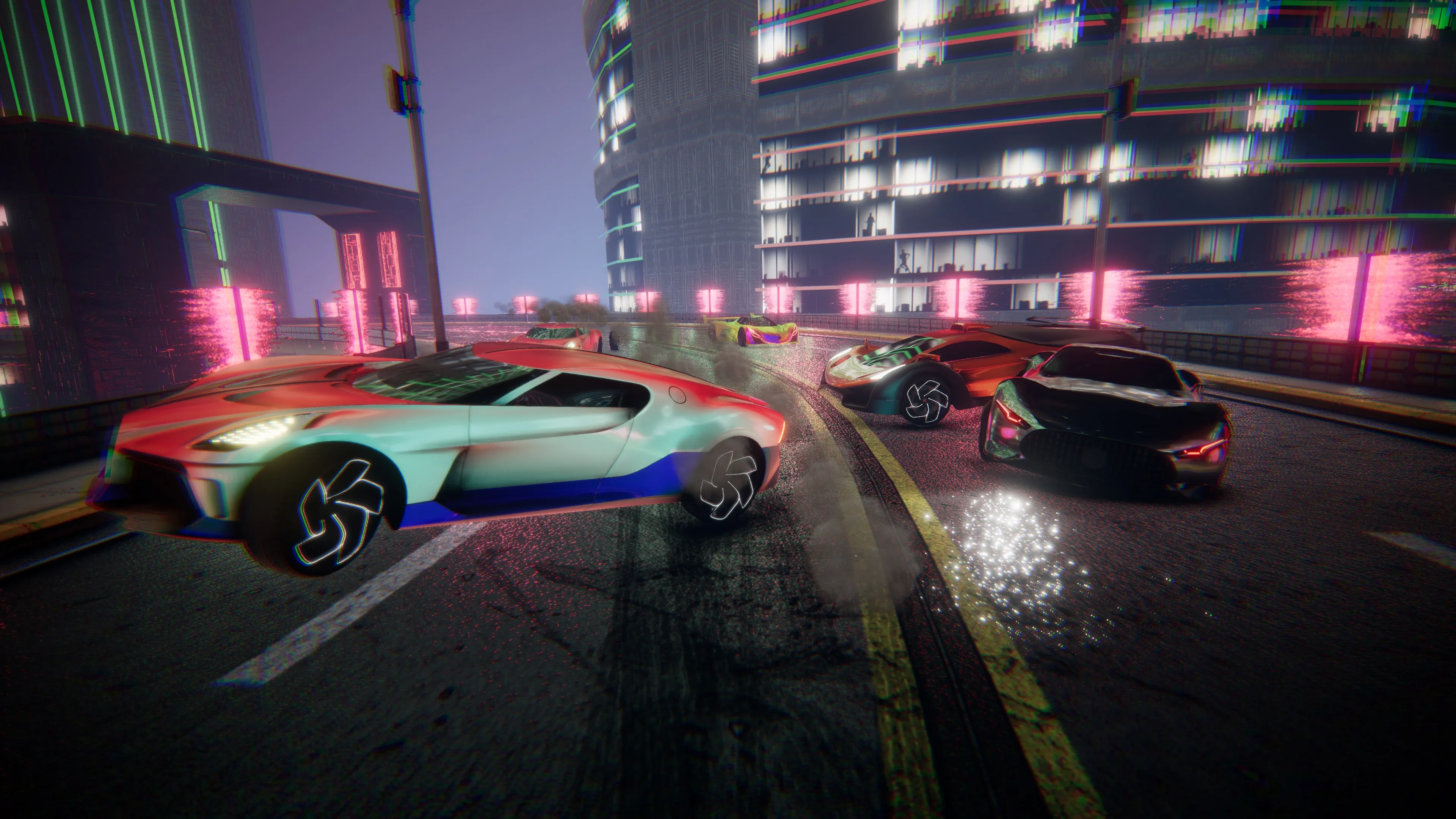 ​​Neon Drifter - Cyber Racing [PS4] - изображение 4