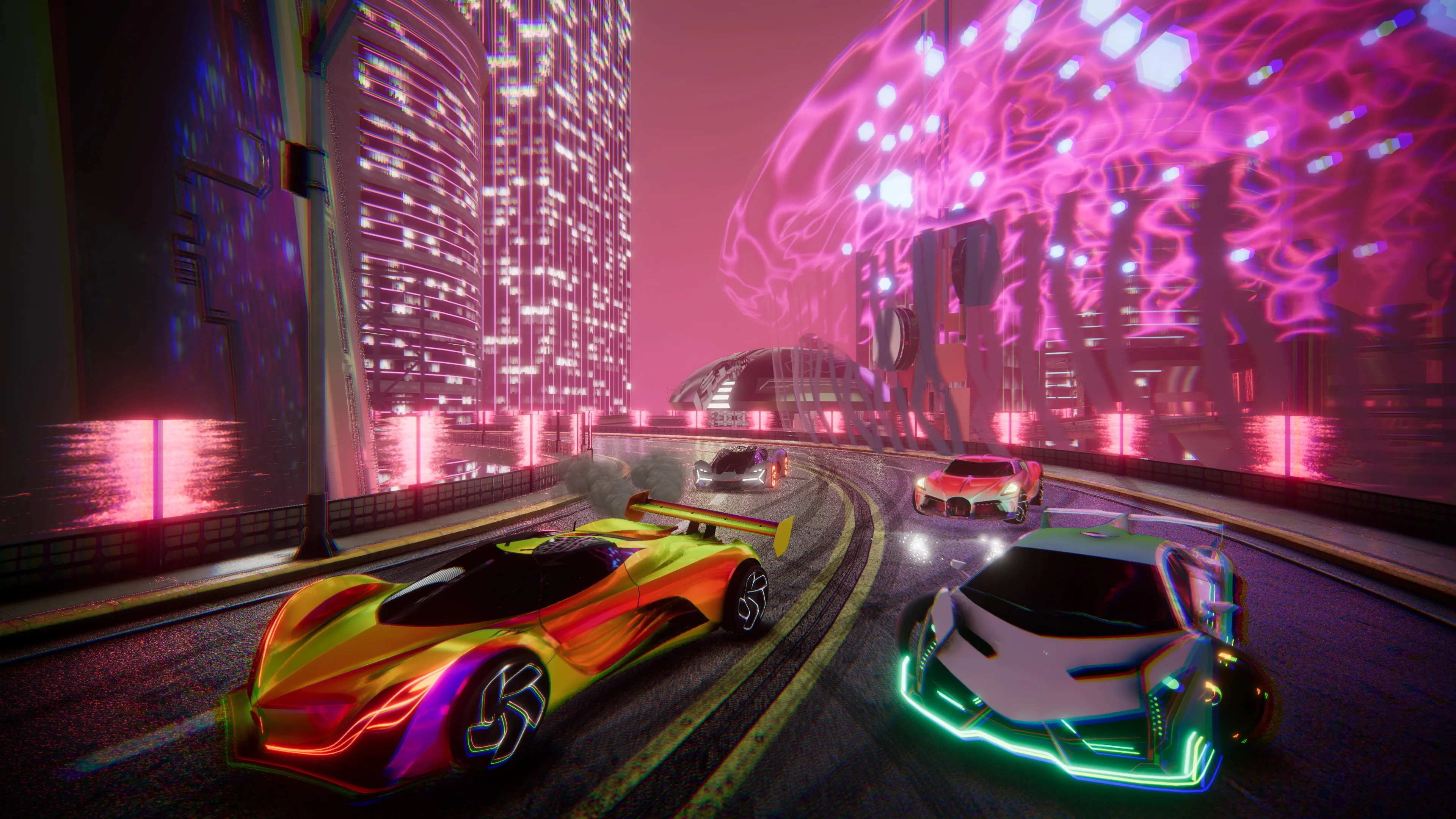 ​​Neon Drifter - Cyber Racing [PS4] - изображение 3