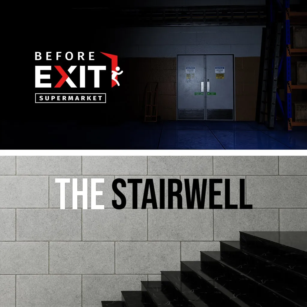 The Stairwell + Before Exit: Supermarket [PS5] cover