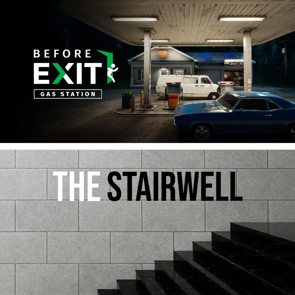 The Stairwell + Before Exit: Gas Station [PS5] cover