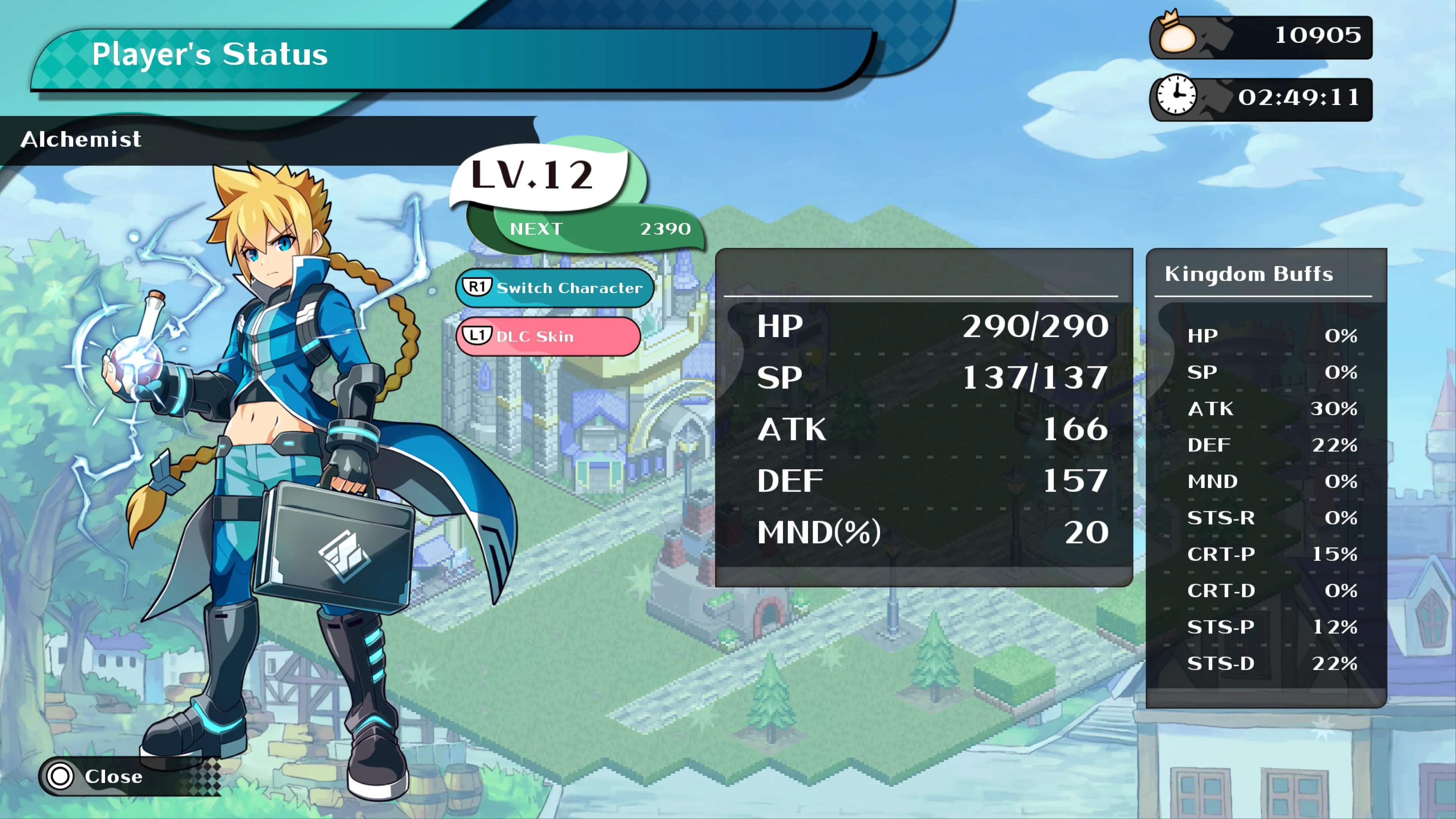Kingdom's Return DLC"Azure Striker Gunvolt" Crossover Character Skin [PS5] - изображение 2