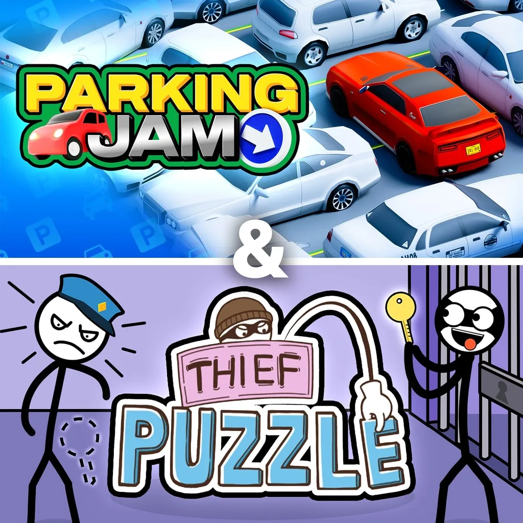 Parking Jam &amp; Thief Puzzle [PS4] cover