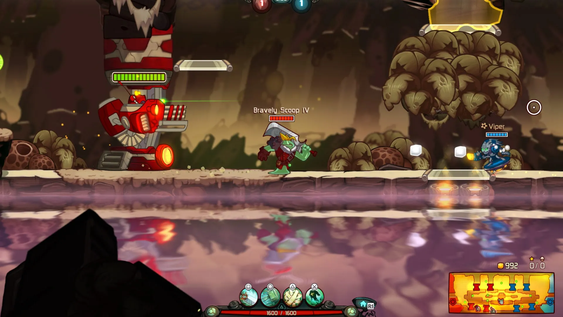 Bravely Scoop IV - Awesomenauts Assemble! Skin [PS4] - изображение 3