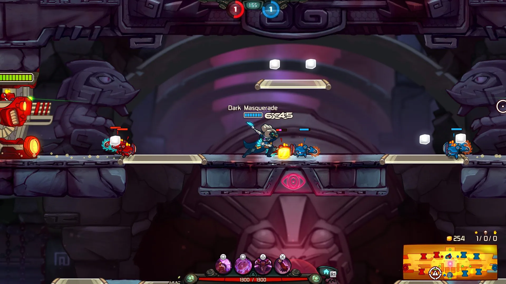 Dark Masquerade Qi'Tara - Awesomenauts Assemble! Skin [PS4] - изображение 3