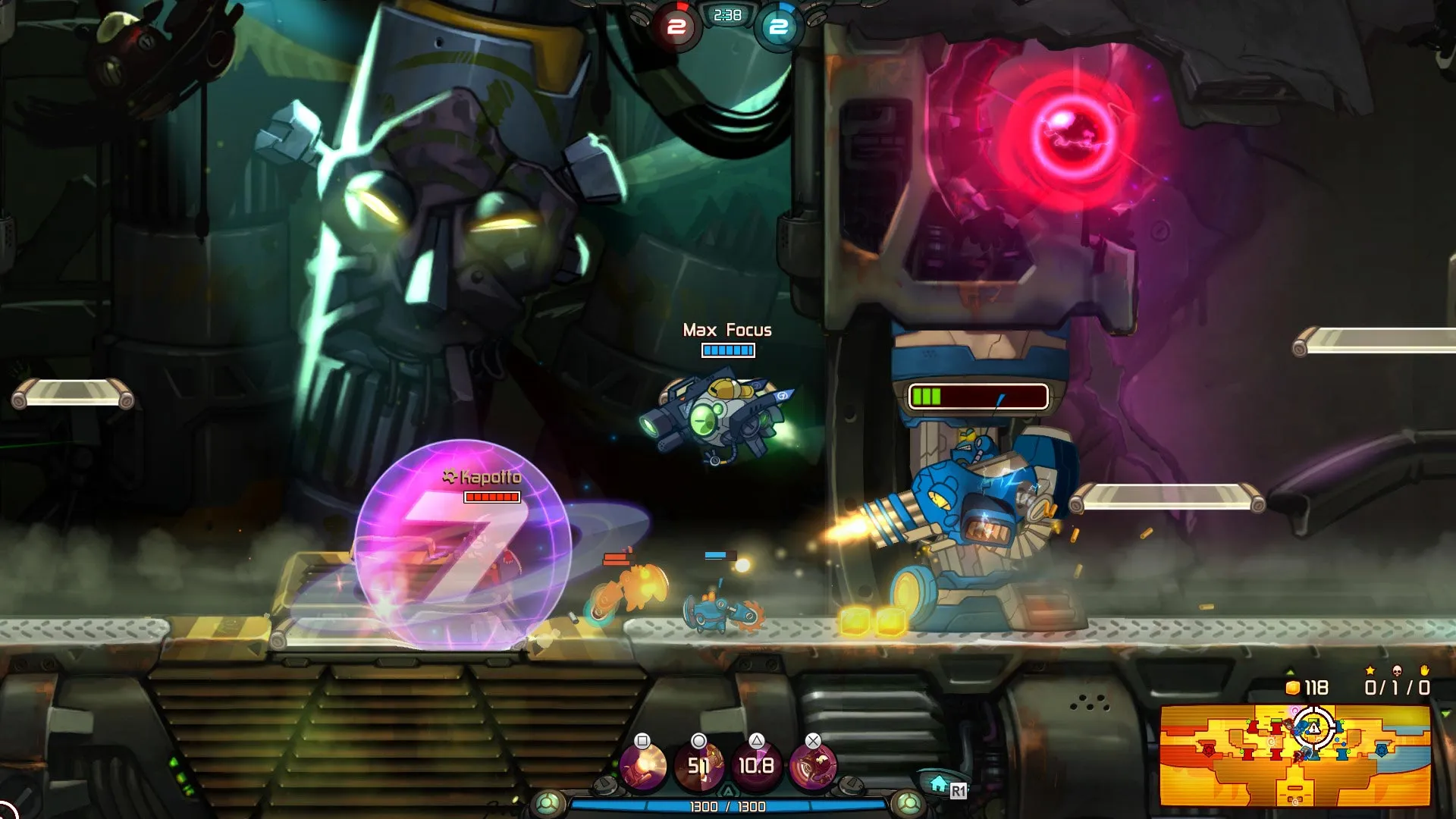 Max Focus - Awesomenauts Assemble! Character [PS4] - изображение 2