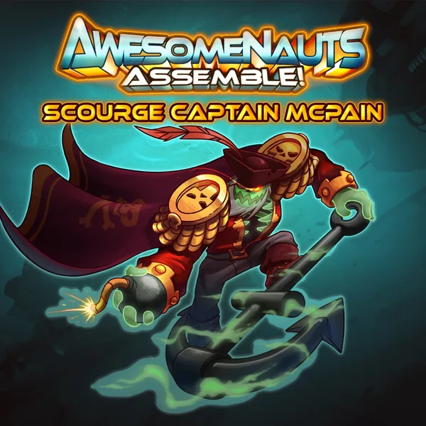 Scourge Captain McPain - Awesomenauts Assemble! Skin [PS4]