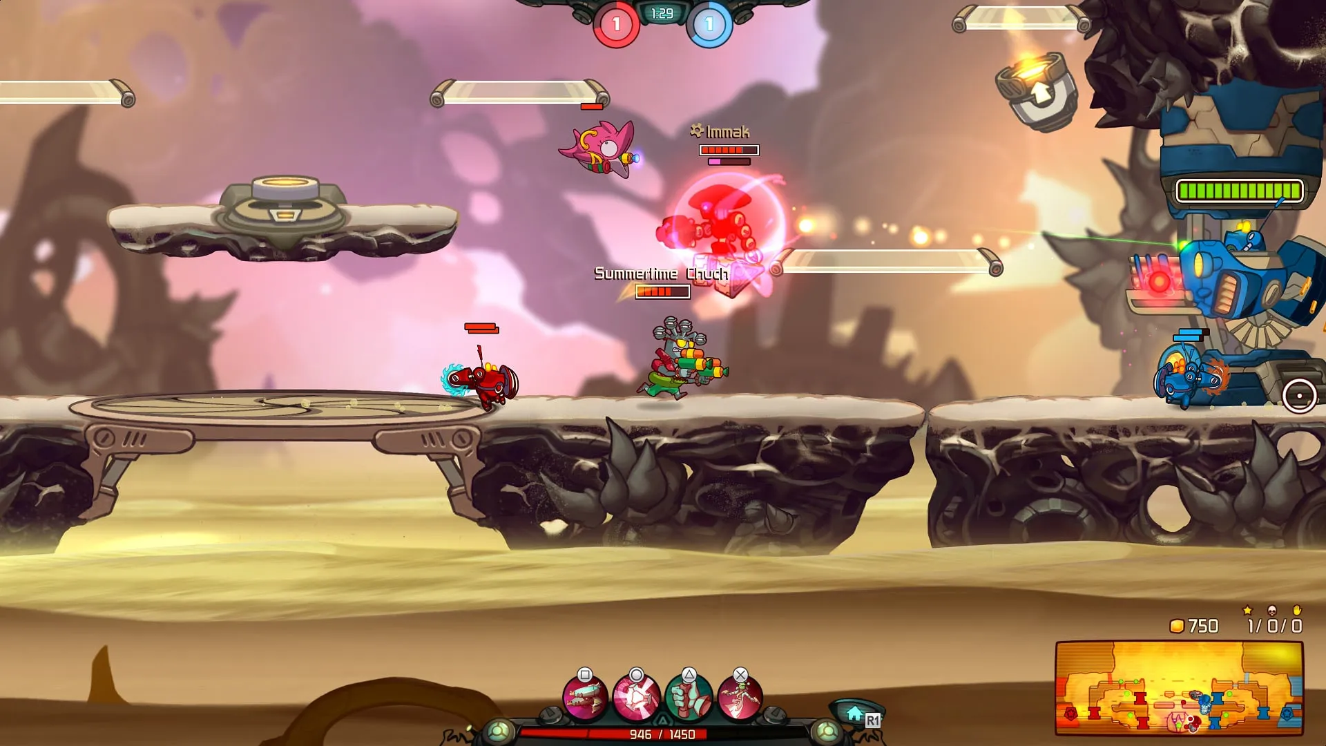 Summertime Chucho - Awesomenauts Assemble! Skin [PS4] - изображение 4