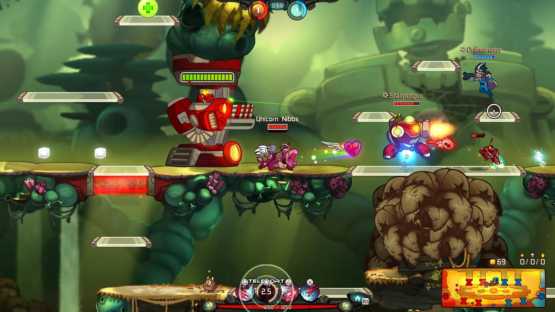 Unicorn Nibbs - Awesomenauts Assemble! Skin [PS4] - изображение 3