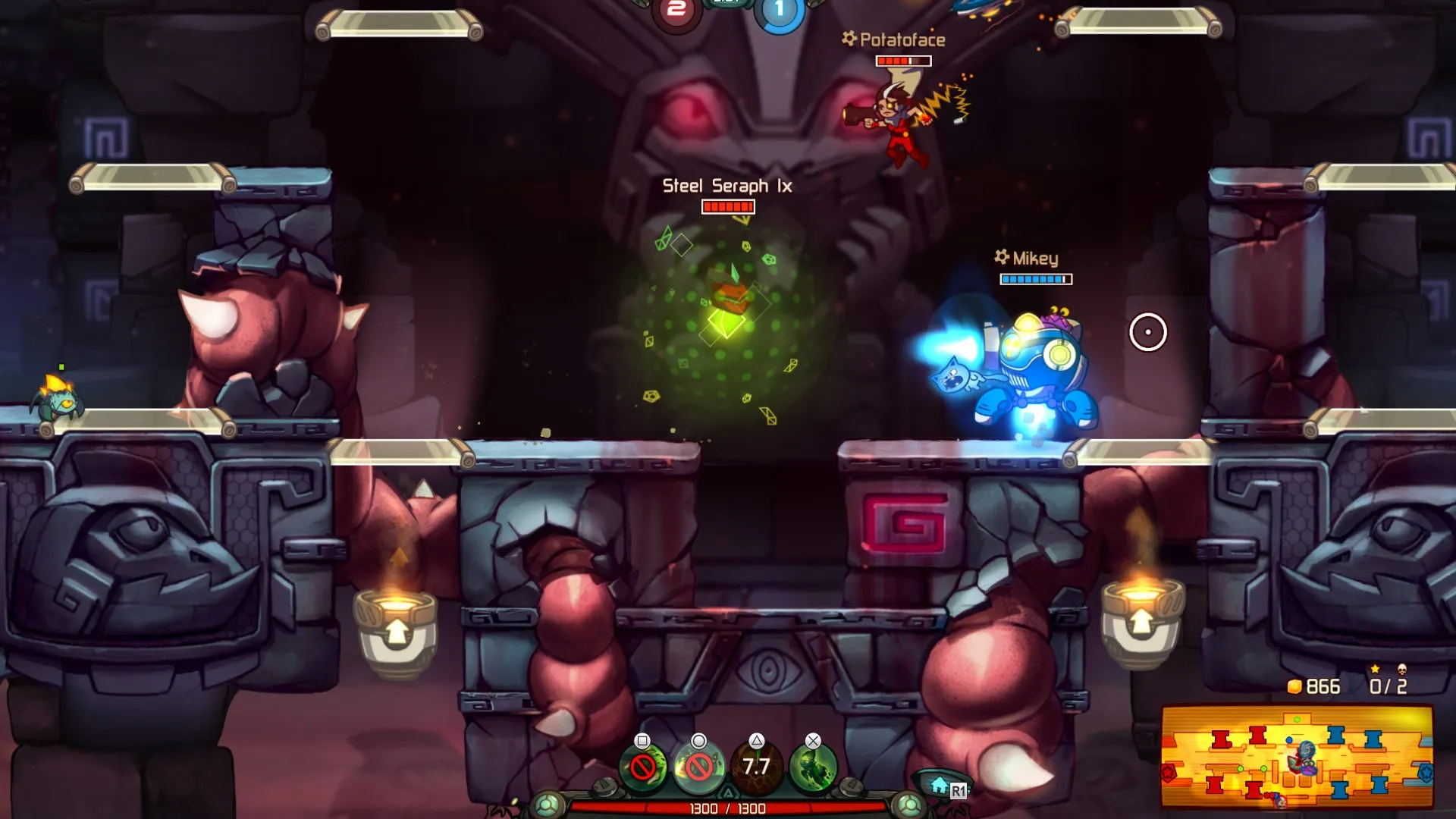 Steel Seraph Ix - Awesomenauts Assemble! Skin [PS4] - изображение 4