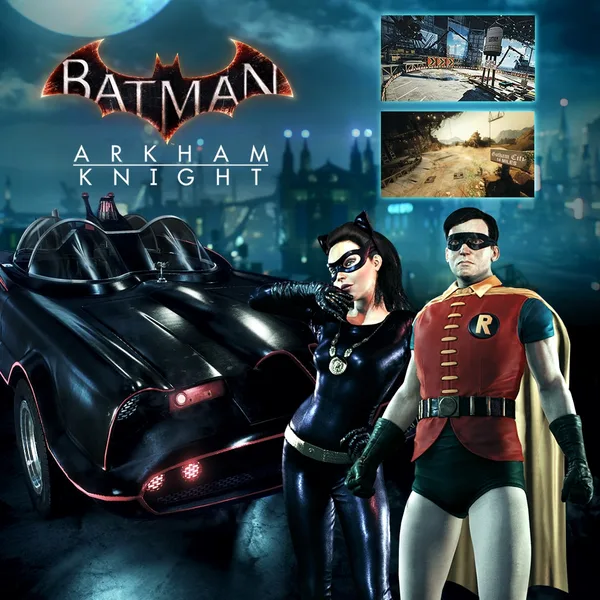 Batman: Arkham Knight Batman Classic TV Series Batmobile Pack [PS4]