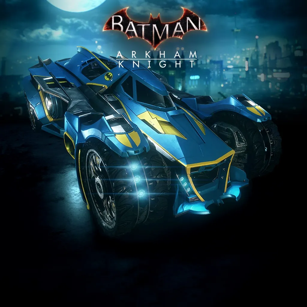 Batman: Arkham Knight 1970s Batman Themed Batmobile Skin [PS4] cover