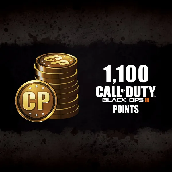 1,100 Call of Duty: Black Ops III Points