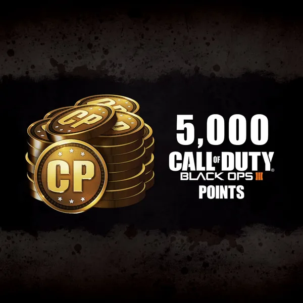 5,000 Call of Duty: Black Ops III Points