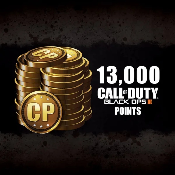 13,000 Call of Duty: Black Ops III Points
