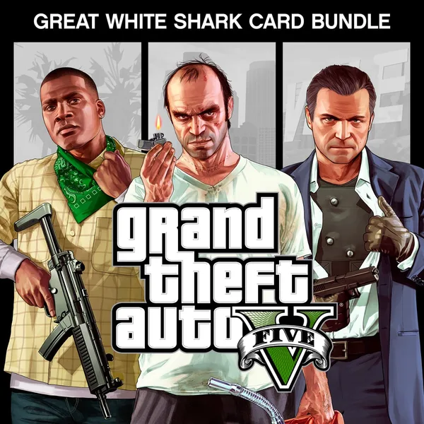 Grand Theft Auto V and Great White Shark Card Bundle [PS5]