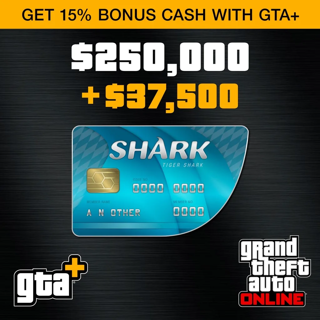 GTA+: Tiger Shark Cash Card (PS5) cover