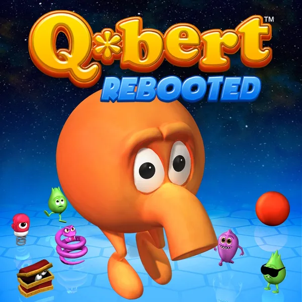A Q*bert: Rebooted Game and Pixels Theme Bundle [PS4]