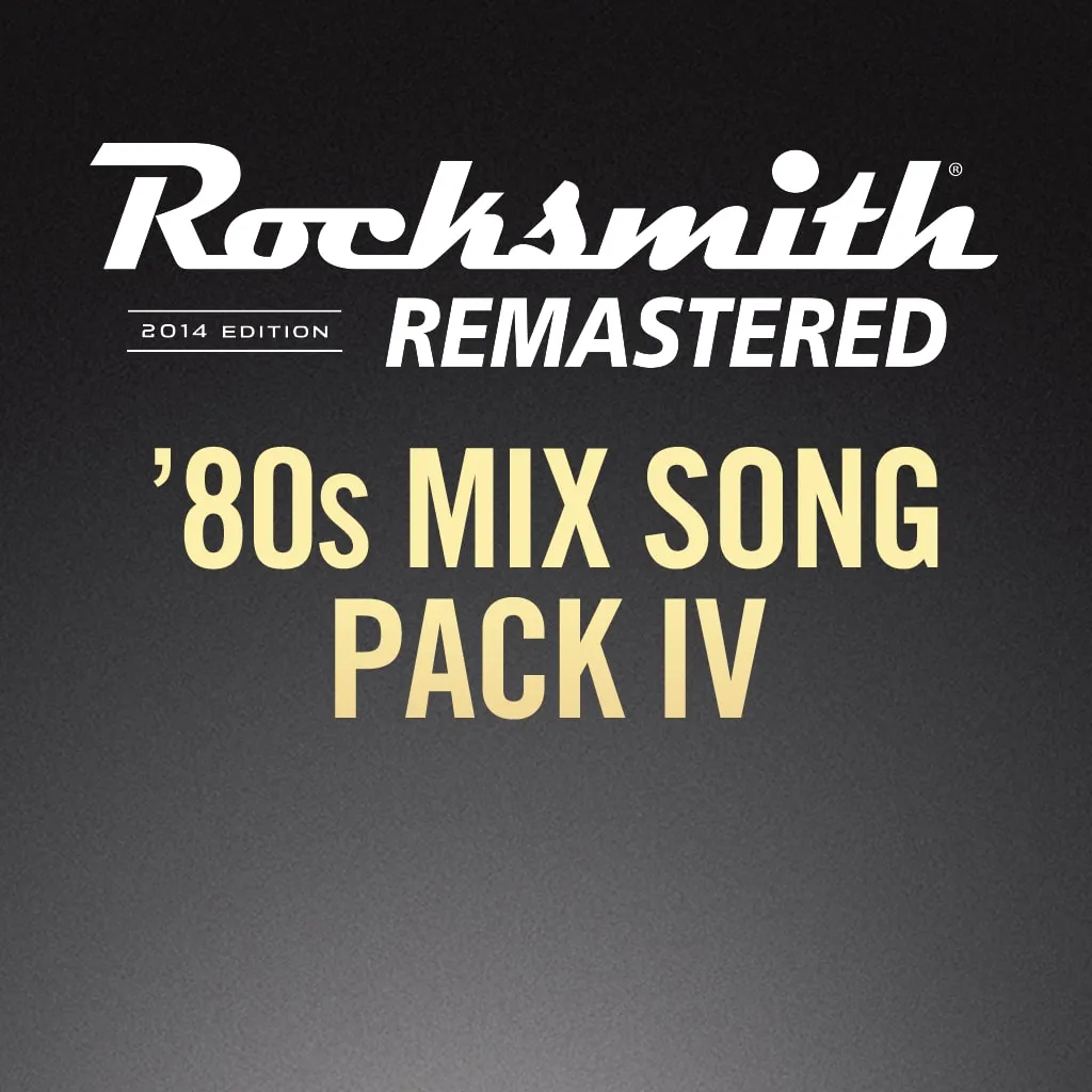 Rocksmith 2014 – 80s Mix Song Pack IV [PS4] cover