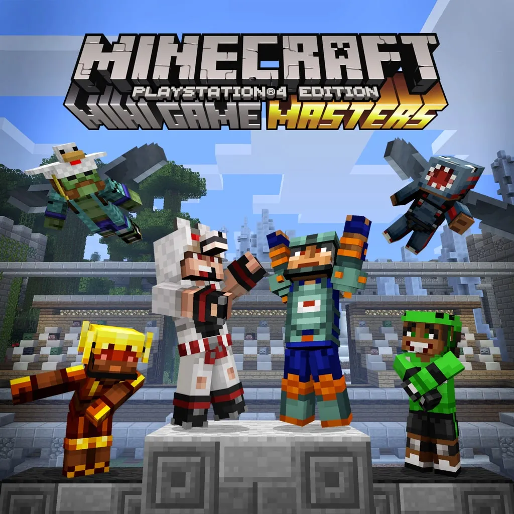 Minecraft Mini Game Masters Skin Pack [PS4] cover