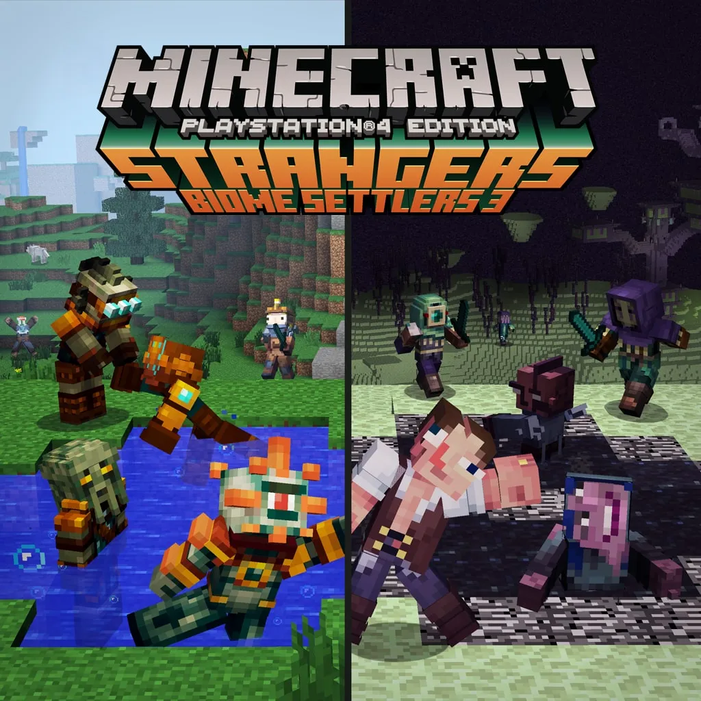 Minecraft Strangers - Biome Settlers 3 Skin Pack [PS4] - изображение 1