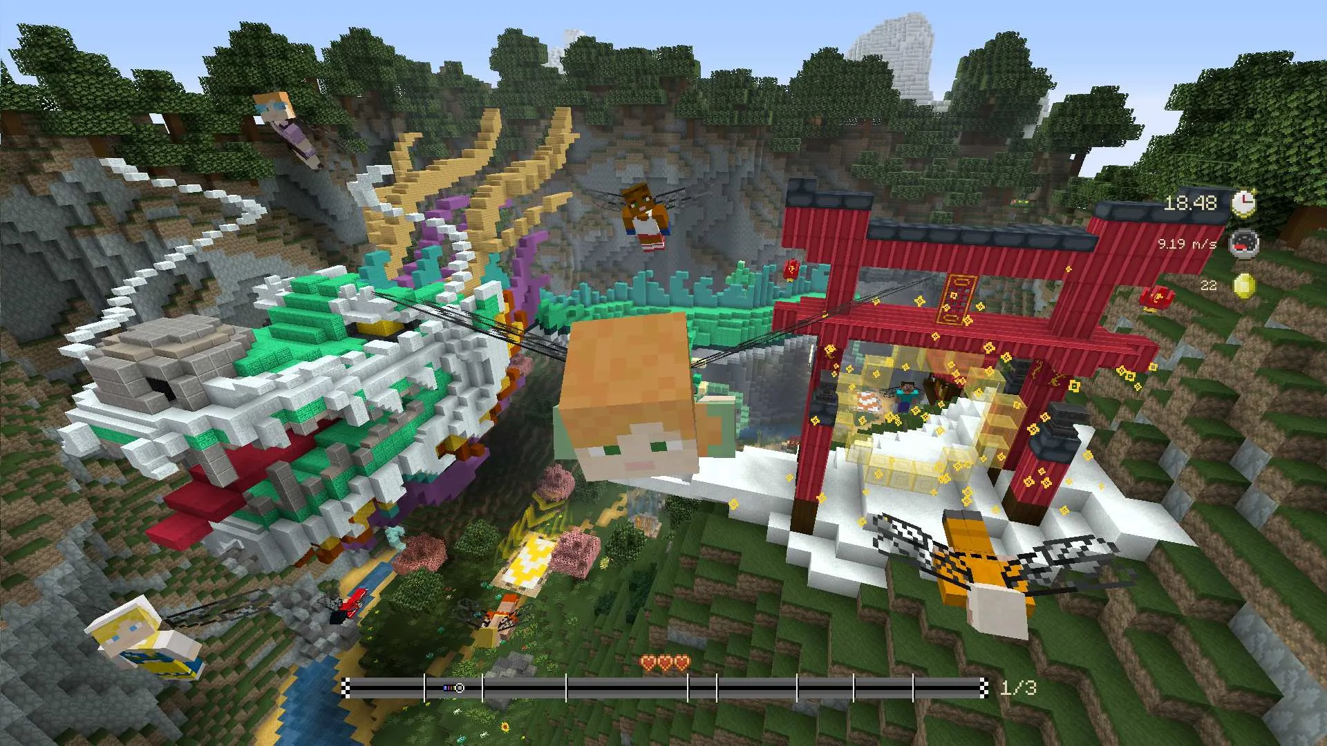Minecraft Glide Beasts Track Pack [PS4] - изображение 2