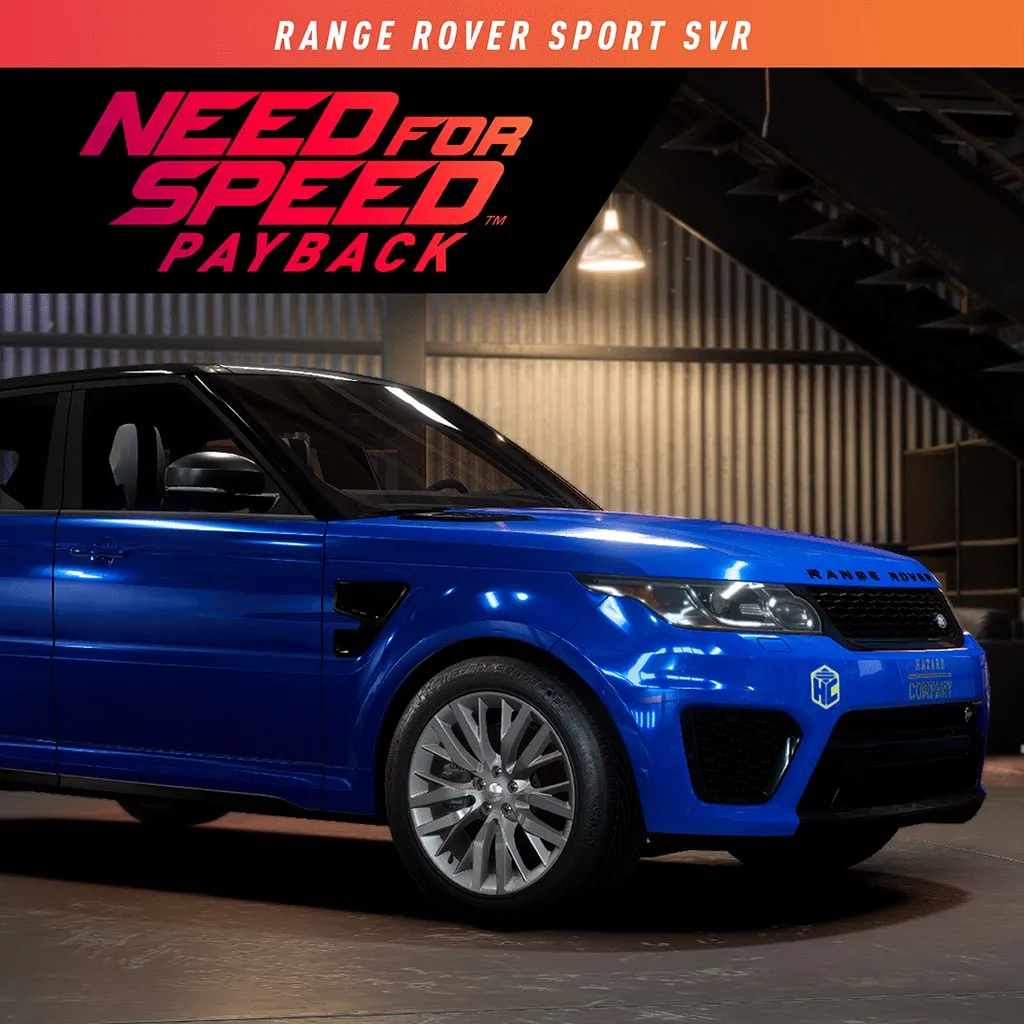 Need for Speed Payback: Range Rover Sport SVR [PS4] cover