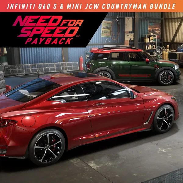 NFS Payback: MINI JCW Countryman & Infiniti Q60 S [PS4]