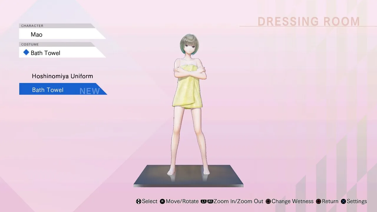 BLUE REFLECTION: Bath Towels Set A (Hinako, Sarasa, Mao) [PS4] - изображение 4