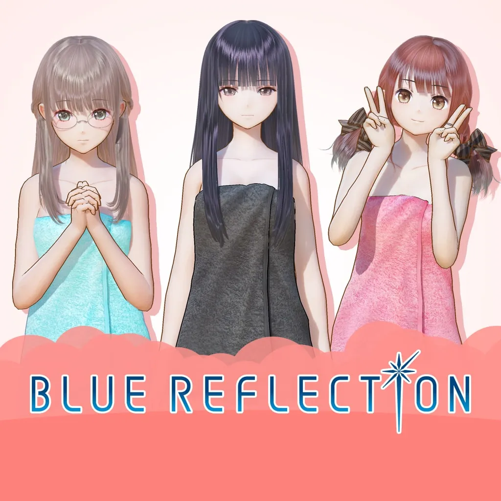 BLUE REFLECTION: Bath Towels Set D (Sanae, Ako, Yuri) [PS4] cover