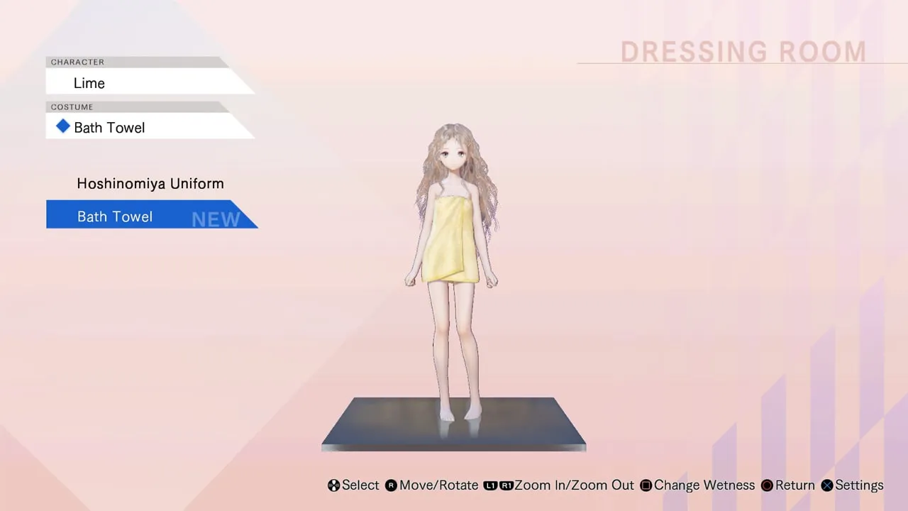 BLUE REFLECTION: Bath Towels Set C (Lime, Fumio, Chihiro) [PS4] - изображение 2