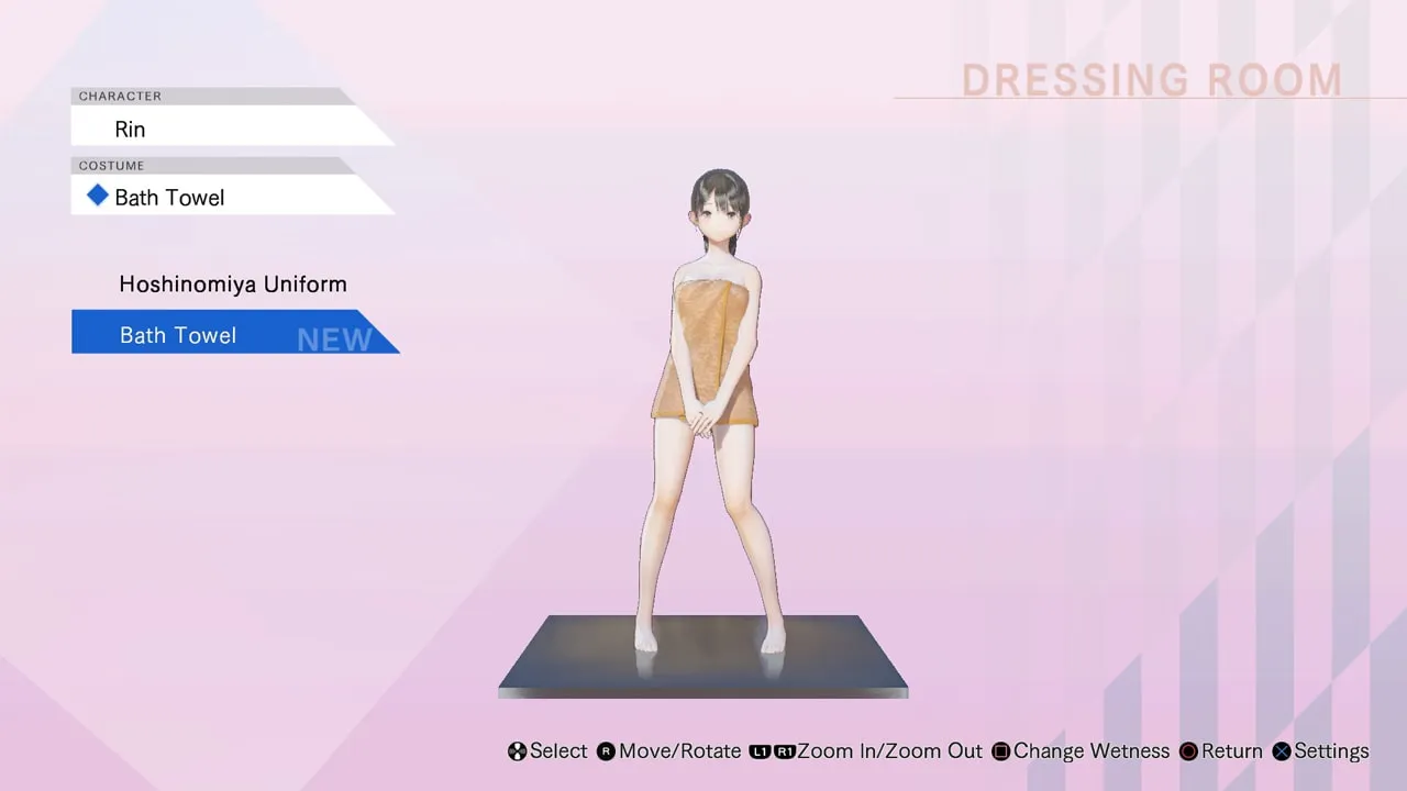 BLUE REFLECTION: Bath Towels Set E (Rin, Kaori, Rika) [PS4] - изображение 4