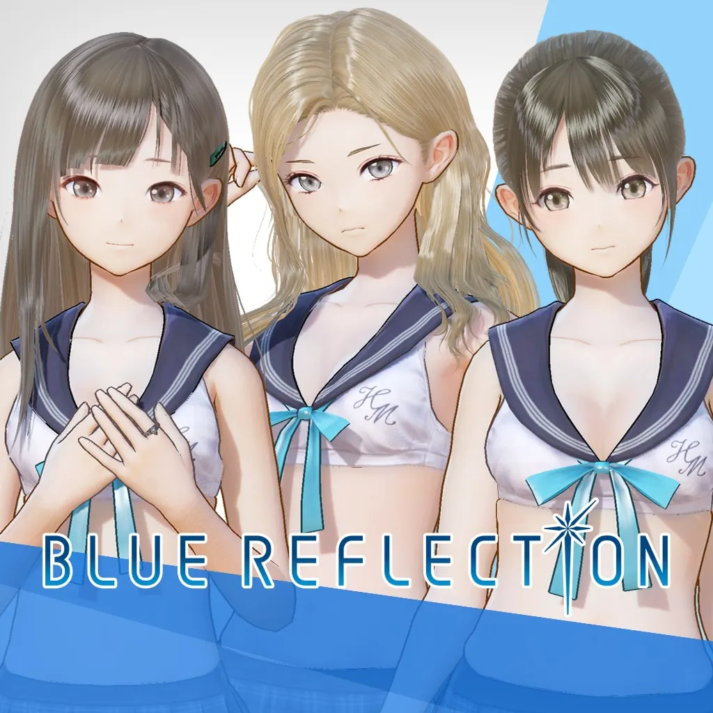 BLUE REFLECTION: Sailor Swimsuits set E (Rin, Kaori, Rika) [PS4] - изображение 1