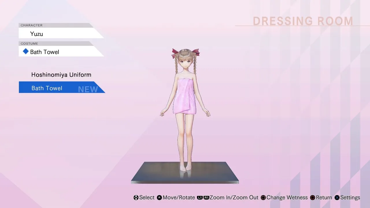 BLUE REFLECTION: Bath Towels Complete Set [PS4] - изображение 4