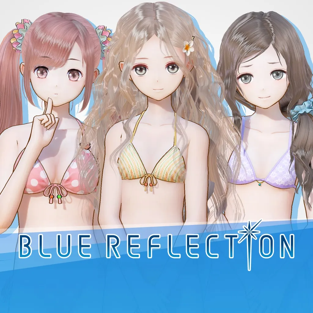 BLUE REFLECTION: Vacation Style Set C (Lime, Fumio, Chihiro) [PS4] - изображение 1