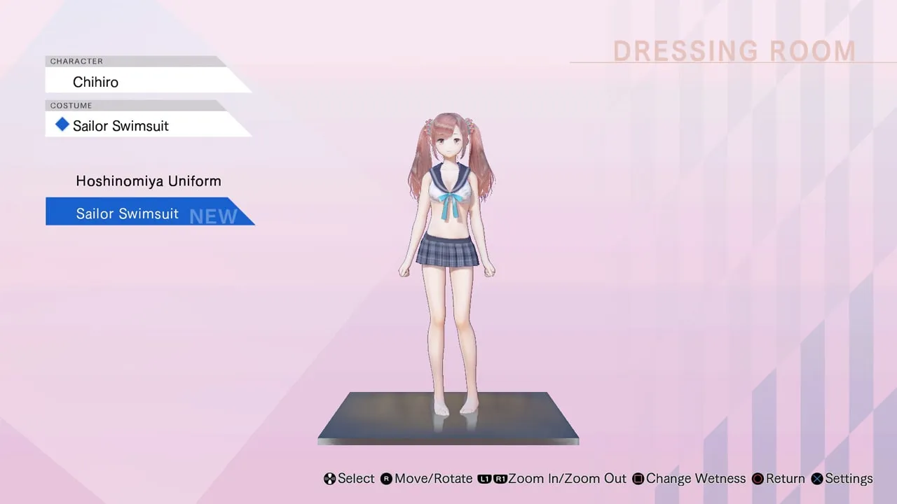 BLUE REFLECTION: Sailor Swimsuits set C (Lime, Fumio, Chihiro) [PS4] - изображение 4