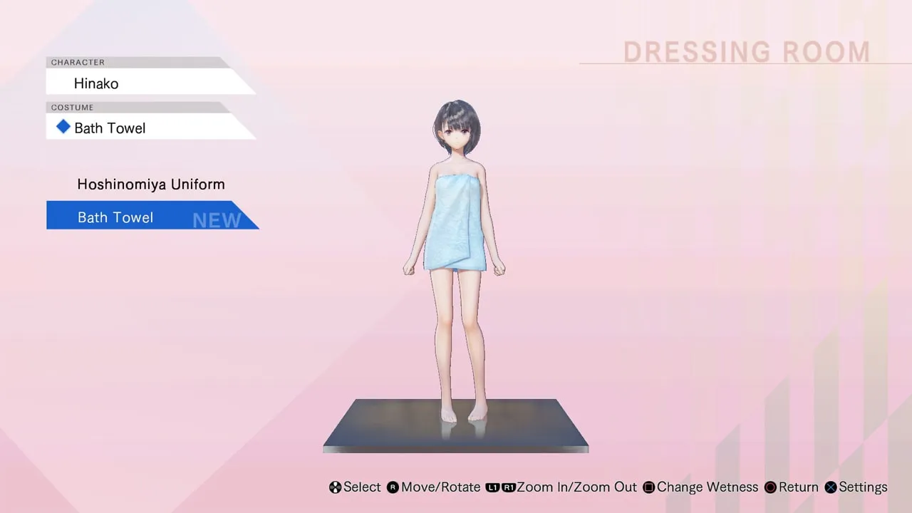 BLUE REFLECTION: Bath Towels Set A (Hinako, Sarasa, Mao) [PS4] - изображение 2