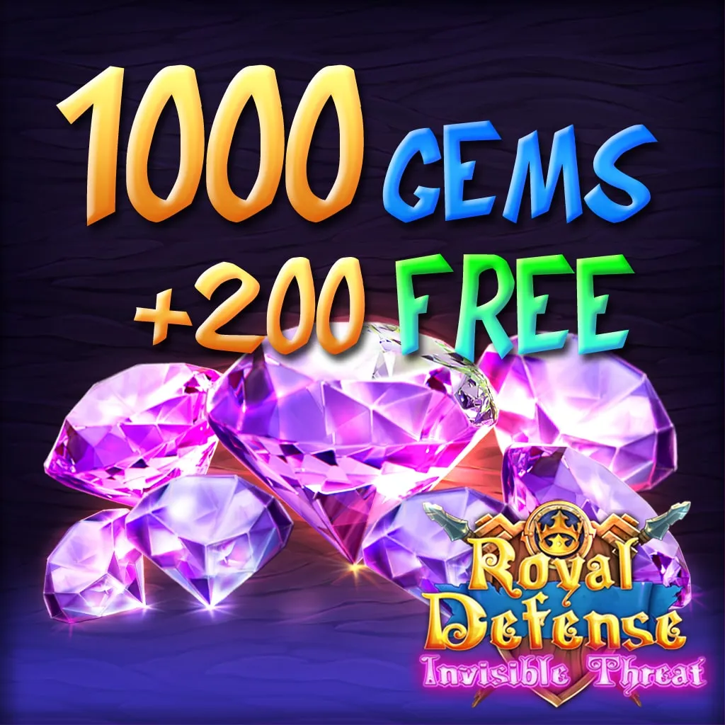 Royal Defense Invisible Threat: 1 000 crystals +200 - изображение 1
