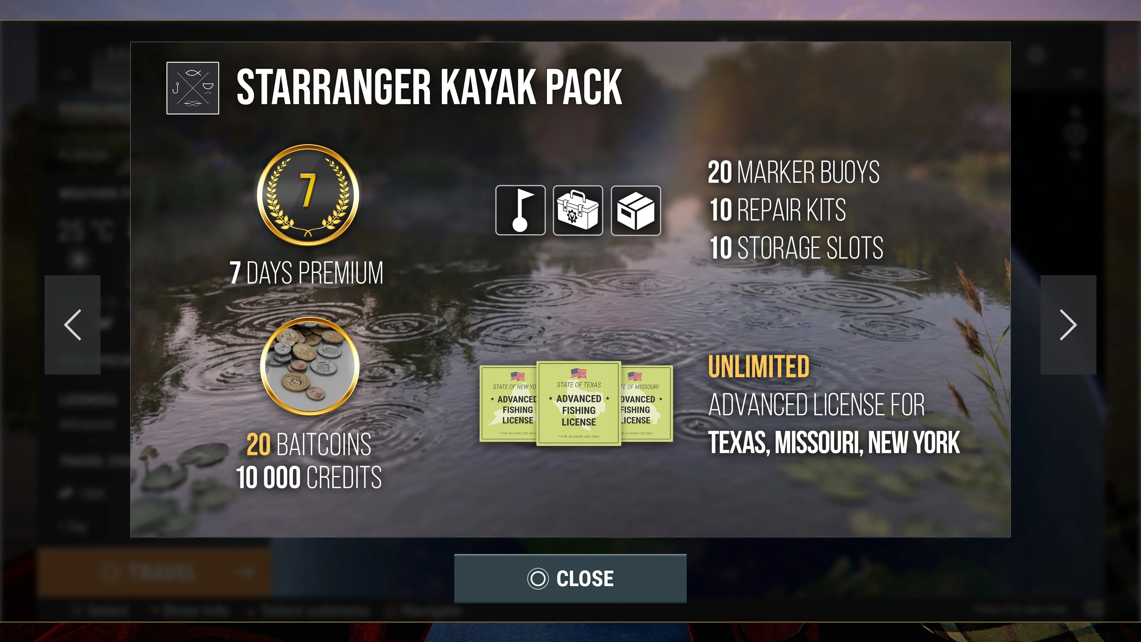 Fishing Planet: StarRanger Kayak Pack - изображение 3