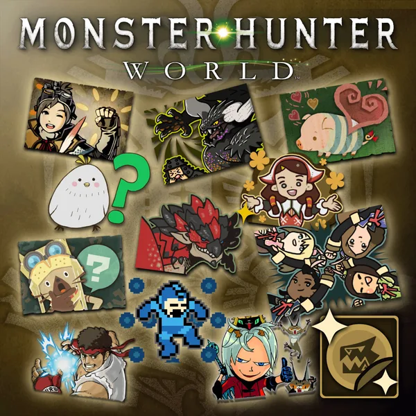 Monster Hunter: World - Complete Sticker Pack [PS4]