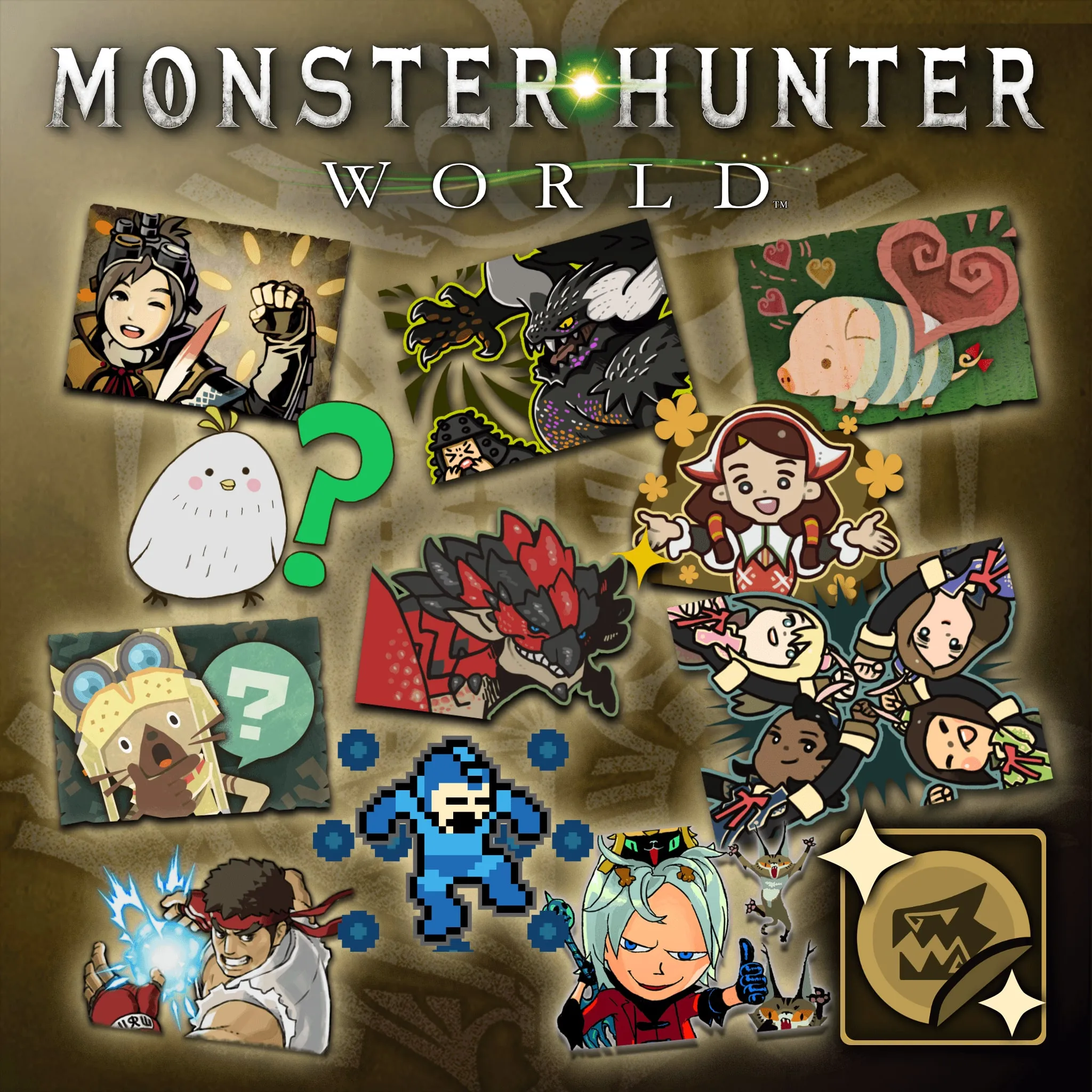 Monster Hunter: World - Complete Sticker Pack [PS4] - изображение 1